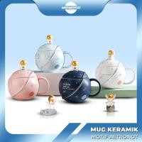 ราคา Momoso Astronaut Mug ชุดถ้วยเซรามิค / แก้วนักบินอวกาศนําเข้า ของแท้ 100% (20950860764)