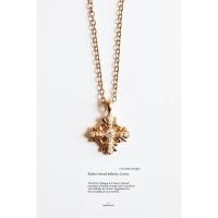 ราคา สร้อยคออินฟินิตี้เงินเเท้ Limited Collection's " Infinity Cross Gold RobinWood Signature (41280440997)