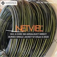 ราคา Netviel NVL 6C สาย Fo 6 Core SM Singlemode Aerial Duct กลางแจ้งฝังหุ้มเกราะแจ็คเก็ตคู่ 9/125um G652D (56709611243)