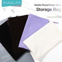 ราคา Kuulaa กระเป๋ามีหูรูด ซักได้ กระเป๋าใส่แบตสำรอง สำหรับ สมาร์ทโฟน โทรศัพท์มือถือ (14710093228)