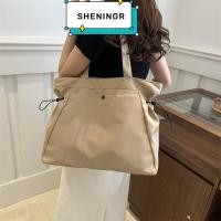 ราคา SHENING5R กระเป๋าสะพายทํางาน,ขนาดใหญ่ความจุ Casual Crossbody Bag,ผ้าสีทึบ Simple Lady กระเป๋าถือผู้หญิงหญิง (58011215057)