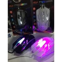 ราคา MOUSE TECFON รุ่น TF-195 เมาส์ Gaming ไฟ 7 สี ไฟกระพริบเปลี่ยนสลับสีเองได้อัตโนมัติ (5532290835)