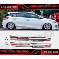 ราคา Trd sportivo toyota yaris 2017-2020 สติ๊กเกอร์ติดตัวถังด้านข้าง (8344778705)