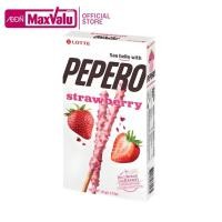 ราคา ล็อตเต้ เปปเปอโรสตรอว์เบอร์รี Lotte Pepero Strawberry 32g. (49159452096)