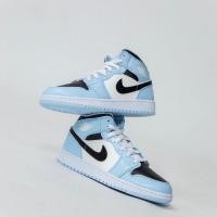 ราคา (พร้อมส่ง ของแท้ 100%) AIR JORDAN 1 MID ICE BLUE (19648545901)