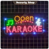 ราคา OPEN KARAOKE ขนาด 48 * 25 * 2 cm ป้ายไฟ LED ป้ายไฟตัวอักษร ป้ายไฟสำเร็จรูป ตกแต่งหน้าร้าน (28670009182)