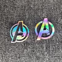 ราคา สติกเกอร์รถ Marvel Avengers โลโก้เลเซอร์สะท้อนแสง Decals สําหรับการใช้ถังหมวกกันชนรถจักรยานยนต์หมวกกันน็อคแล็ปท็อป Iphone (24634708595)