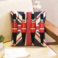ราคา 45x45 ซม.Retro Flag พิมพ์เบาะรองนั่งหมอนผ้าฝ้ายผ้าลินินโซฟาโฮมออฟฟิศเก้าอี้รถที่นั่งตกแต่ง (52661341681)