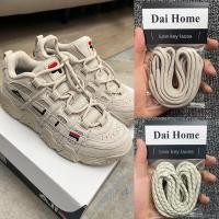 ราคา Shoelaces All-Match เปลี่ยน Shoelaces Fila เหมาะสําหรับพ่อรองเท้า Breaker รองเท้าผ้าใบเชือกผูกรองเท้าผู้ชายผู้หญิงรอบสีขาว Beige สีดําสีขาว Shoelaces NF7S (40724108543)