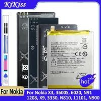 ราคา BL-4S BL-5B BL-5C BL-5CA BL-5CT BL-5J แบตเตอรี่สำหรับ Nokia X3 3600S 6020 N91 1208 X9 3330 N810 (25784911697)