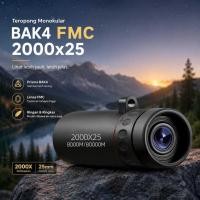 ราคา กล้องโทรทรรศน์ตาข้างเดียวแบบพกพา HD BAK4 FMC 2000x25 ระยะไกล, กล้องส่องทางไกลแสงขนาดเล็กเลนส์ใสเดินป่าปีนเขา - MR-20 (49961993936)