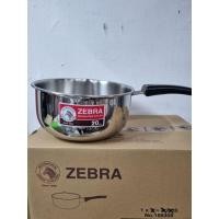 ราคา Zebra หม้อด้ามญี่ปุ่น 20 ซม.ความจุ 2.5ลิตรหม้อด้ามสแตนเลส ไม่มีฝามีจีบปากหม้อ ตราหัวม้าลาย (53607102599)