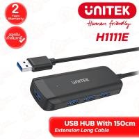 ราคา UNITEK USB Hub Q4 USB3.2 4-Port [H1111E] ยูเอสบีฮับ 4-พอร์ต ของแท้ ประกันศูนย์ 2ปี (25747801587)