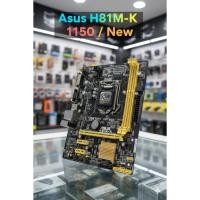 ราคา [ของใหม่/มือ 1] เมนบอร์ด Asus H81M-K Socket 1150 (LGA1150) รองรับ CPU Gen 4 (28544167499)