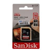 ราคา SD Card 16GB Class10 Sandisk Ultra (48MB/s.) (1859845378)