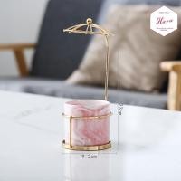 ราคา T6 กระถางต้นไม้ลายหินอ่อนทรงร่ม (5971725039)