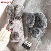 ราคา Samsung Galaxy J6+ J4+ J6 J4 Plus J2 Pro J8 J7 J3 A7 A6 A6+ A6 Plus 2018 Case Hairy Rabbit Winter Cartoon Case Cover (4307739689)