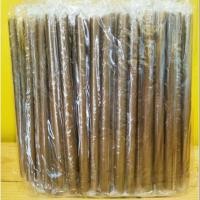 ราคา หลอดชาไข่มุกแบบหุ้มซอง หลอดแข็งไม่หักง่าย สีทอง 1ห่อ ((100เส้น) (2482397985)