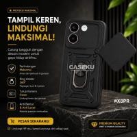 ราคา Poco X8 Pro 5G Poco X8 Pro Max Armor Slide Protect Camera Case Robot + RingStand Case Black Poco X8 Pro 5G Poco X8 Pro Max (58061701440)