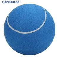 ราคา TOPTOOLS ลูกเทนนิสพอง,สีฟ้า 9.5 นิ้วลูกเทนนิส,ยางเทนนิสยางไฟเบอร์ลายเซ็นสัตว์เลี้ยงของเล่น Interactive Play (40881021779)