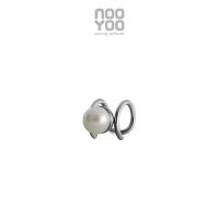 ราคา NooYoo ต่างหูสำหรับคนไม่เจาะหู Double Ring Pearl Ear Cuff Surgical Steel (6556356366)