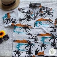 ราคา เสื้อเที่ยวทะเล ลายมะพร้าว ฮาวาย เชิ้ตแขนสั้น ลายทะเล (16792797891)