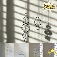 ราคา DALIA กระดิ่งลม, แก้วคริสตัลผ้าม่าน Embellishment Sun Catcher, Creative อุปกรณ์เสริมแสงแดดหักเหแขวนตกแต่ง Drop เครื่องประดับของขวัญ (51812789414)
