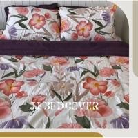 ราคา JJ Bedcover - ชุดผ้าปูที่นอนครบชุด + ผ้าปูที่นอน - ทูโทน - วัสดุ Microtex Disperse - MATILDA PURPLE MOTIF (51061220563)