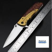 ราคา RAKSA Wholesale SD007 มีดพับ มีดพกพา มีดเดินป่า มีดสวยงาม มีดพกทหาร มีดพก มีดอเนกประสงค์ วัสดุ440C ยาว22.5cm (4572802124)