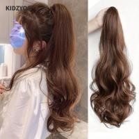 ราคา คิวซี่คลิปสำหรับหางม้า ทำจากสังเคราะห์แฮร์พีช สไตล์หยิก สีดำและสีน้ำตาล (57759401489)