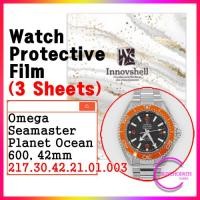 ราคา ป้องกันหน้าจอสําหรับ Omega Seamaster Planet Ocean 600 (3 แผ่น) / 217.30.42.21.01.003 / Scratch & ปนเปื้อนสติกเกอร์ป้องกันฟิล์ม / ฟิล์มป้องกัน (47663594855)