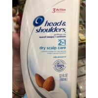 ราคา ยาสระผม ผสม ครีมนวด นำเข้า Head&shoulders Dry scalp care with almond oil 2 in 1 (7803444949)
