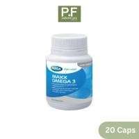 ราคา Mega Maxx Omega 3 เมก้า แมกซ์ โอเมก้า-3 20 แคปซูล (25538849896)