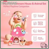 ราคา NYLICGAS Montessori ของเล่น, Sound Barn พร้อมตุ๊กตาสัตว์ของเล่นเด็ก, Interactive Plush ตุ๊กตาสัตว์ Baby Sensory ของเล่น 6-12 เดือนเด็ก (47613751214)