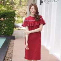 ราคา ชุดเดรสงานป้าย Miss manta (2191190587)