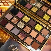 ราคา อายแชโดว์ 18 สี European American Pearlescent Rose Gold Eyeshadow Palette (51960199532)