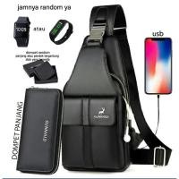 ราคา DANIEL MENS SLING BAG ฟรีนาฬิกาฟรี GUNHILD WALLET (40855711918)