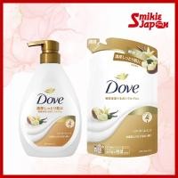 ราคา Dove Body Wash Shea Butter & Vanilla Bottle 470g / Refill 330g Direct From Japan (55552396697)