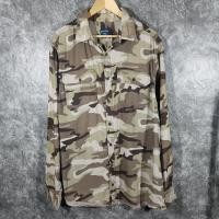 ราคา เสื้อเชิ้ตแขนยาวผู้ชาย เสื้อเชิ้ตลายพราง อก50 (44364367408)