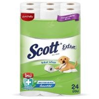ราคา สก็อตต์เอ็กซ์ตร้าบิ๊กโรลกระดาษชำระ 24ม้วน Scott Extra Toilet Tissue Big Roll 24rolls [หมายเลขบาร์โค้ด 8850039100248 ] (53203154385)