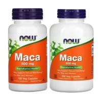 ราคา (พร้อมส่ง) NOW Foods, Maca, 500 mg, 100 / 250 Veg Capsules. (26842927697)