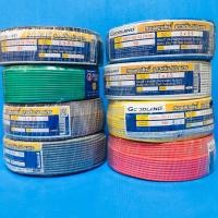 ราคา GOODLAND/DOLDEN CABLE สายไฟ THW สายไฟเดี่ยว ขนาด 1x2.5x50 เมตรเต็ม มีมอก. 11 เล่ม 3-2553 สายทองแดง สายTHW มี 8 สี (27563407474)