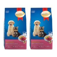 ราคา Smartheart Puppy Beef & Milk [500g x2] สมาร์ทฮาร์ท อาหารลูกสุนัข รสเนื้อวัวและนม (1141051704)
