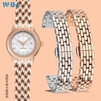 ราคา ZIKE [จัดส่งจากประเทศไทย] เหมาะสําหรับ Tissot 1853 Carson Strap สายเหล็กหญิง T085/T058/T049/T063 สร้อยข้อมือสแตนเลส 12 14 มม. (46459848573)