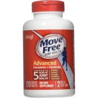 ราคา Schiff Move Free ผลิตภัณฑ์เสริมอาหารเพื่อสุขภาพข้อ, กลูโคซามีน คอนโดรอิตินขั้นสูง 170 เม็ด (42830033448)