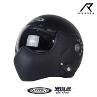 ราคา หมวกกันน็อค Avex Topgun Air สีดำด้าน (23980341683)