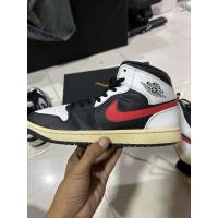 ราคา Nike Air Jordan 1 Mid Chile Red.รับประกันของแท้ 100% (49910189066)