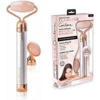 ราคา Finishing Touch Flawless Contour ลูกกลิ้งและนวดหน้าแบบสั่น, Rose Quartz RM5J (44764505940)