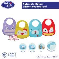 ราคา Baby Safe Silicone Bib Slabber Silicone Baby Feeding Apron BIB04 BBS070 Berry Mart (29294974173)