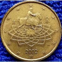 ราคา เหรียญ​ยูโร​ อิตาลี​ Italy, 50 Euro​ Cent, #​1901, ใช้แล้ว (20431187157)